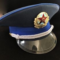  Veterans souvenirs 05 type air cadre big eaves military hats Old-fashioned retired veterans collection commemorative big caps
