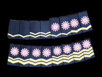  Brand new inventory 99 sea set shoulder brand retired old-fashioned epaulette 99 non-commissioned officer soft shoulder brand set full set