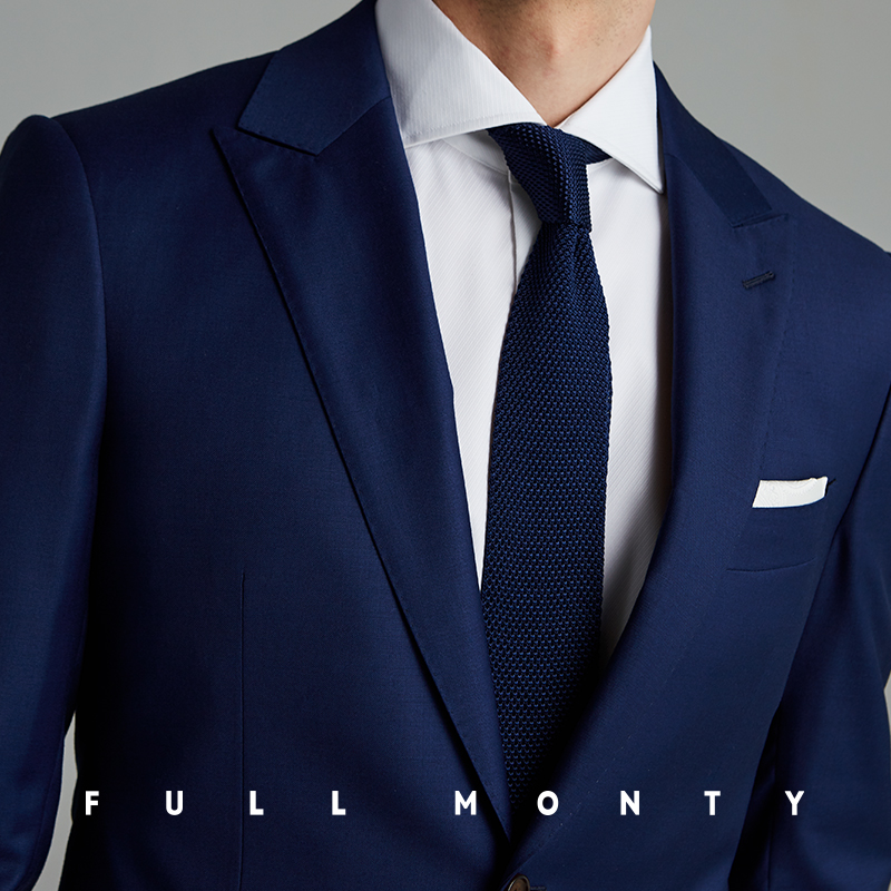 Full Monty nam Treasure xanh len tinh khiết Suit ăn mặc Edling kinh doanh chuyên nghiệp ăn mặc Suit