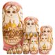 Yaklusi hand-painted business gifts birthday gifts basswood brand Russian matryoshka doll 10 layers 1068