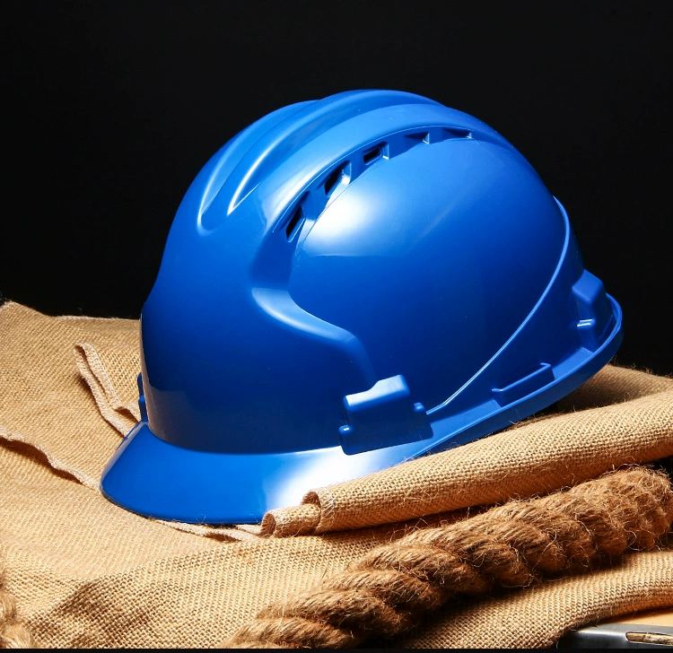Mũ bảo hiểm an toàn ABS công trường xây dựng thoáng khí trưởng dự án xây dựng giám sát dày thợ điện mũ bảo hiểm sợi thủy tinh chống va đập có in