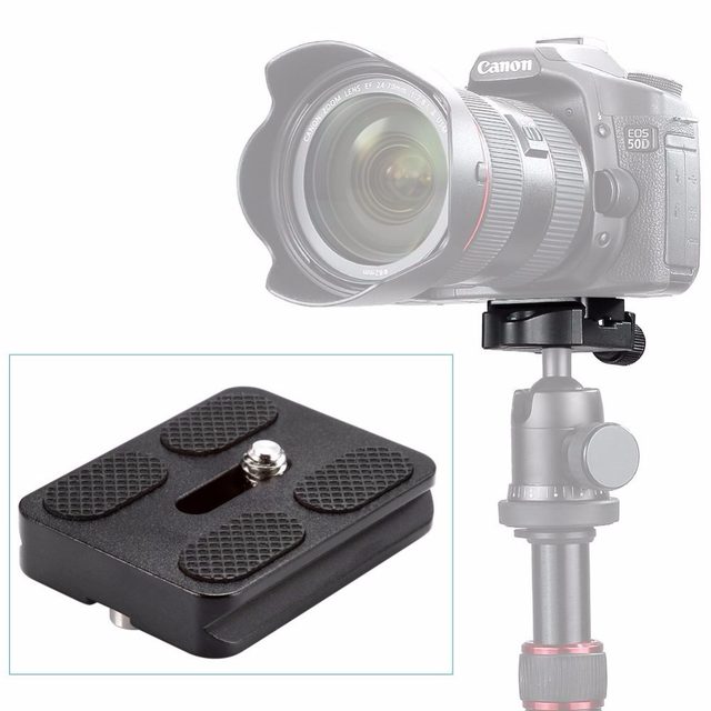 Benro PU-50 quick release plate universal SLR camera tripod lightweight era spherical head accessories ແຜ່ນປ່ອຍດ່ວນ