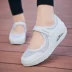 Giày hè 2018 mới giày vải nữ trung và già thoáng khí giày lưới thoáng miệng tăng giày rocking giày vải Bắc Kinh cũ giày thể thao nam Plimsolls