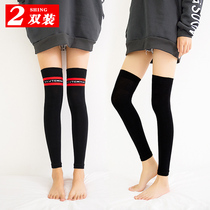 Knee socks children air-conditioned room offers warm thigh jiu fen wa hu tui wa cotton socks warm high over-the-knee stockings