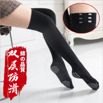 Knee socks children Korean-Japanese thigh silicone non-slip autumn and winter yoga massage bottom cotton socks long tube high socks