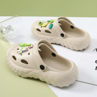 Giày Croc Nữ Mùa Hè 2023 Mới Đế Dày Chống Trơn Trượt Y Tế Đơn Giản Bao Đầu Dép Phụ Nữ Mang Thai Đế Mềm Xăng Đan thoải mái dép nữ đẹp quai ngang dép lê nữ
