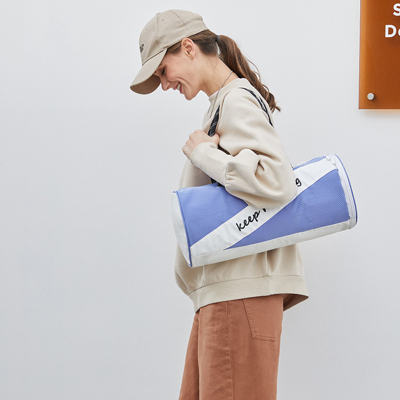 Day Series Sports Fitness Bag Women Bag Small Dry Wet Separation Travel Single Shoulder Hand Luggage Bag Waterproof Swimming Yoga Bag