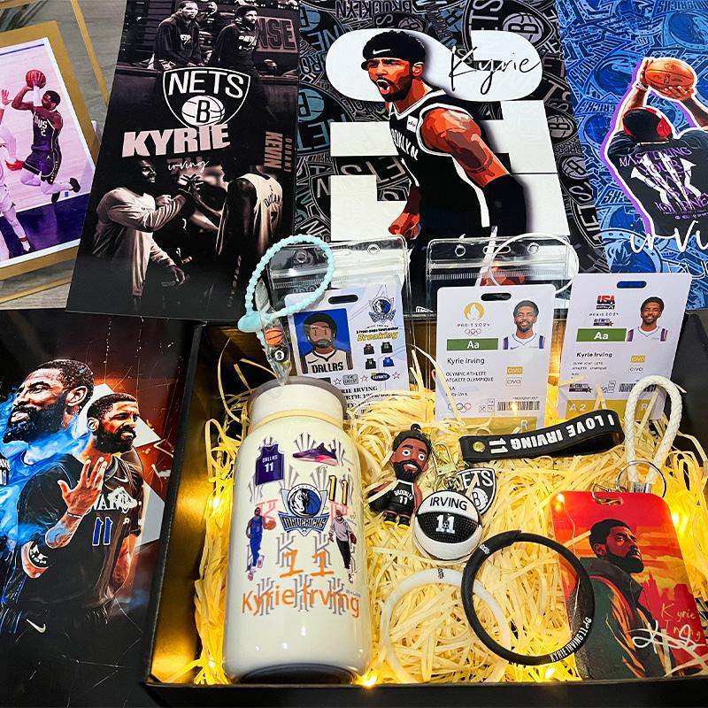 Owen Thermos Cup Gift Set Backpack Pendant Birthday New Year Gift Curry Basketball Merchandise Card Gift