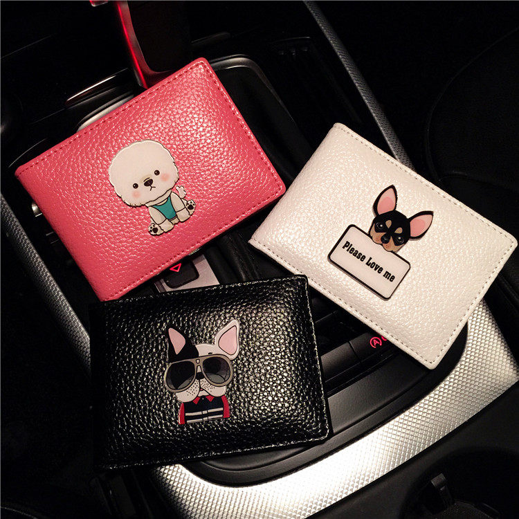 Driving License Motor Vehicle Driving License Leather Jacket Lady Personality Korea License Clip Slim License This Document Clips Cute