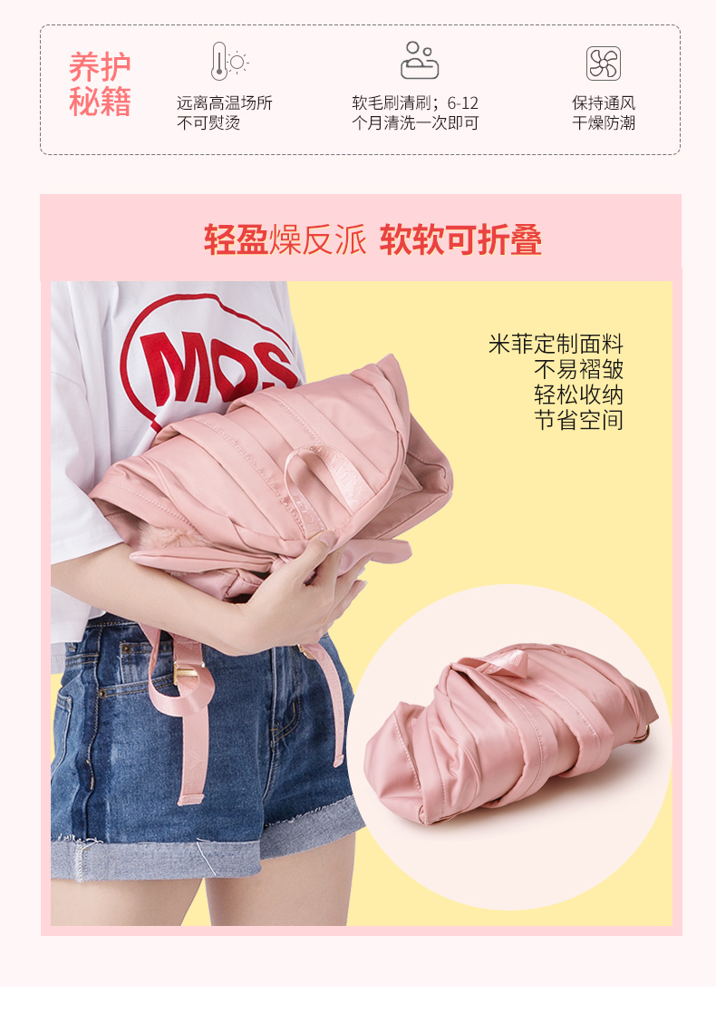 Miffy Oxford ba lô vải nữ 2019 phiên bản Hàn Quốc mới của thủy triều du lịch in ba lô nữ công suất lớn - Ba lô balo em bé