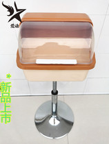  Aidong new sports magnesium powder box adjustable height stainless steel base gymnastics non-slip powder bracket container