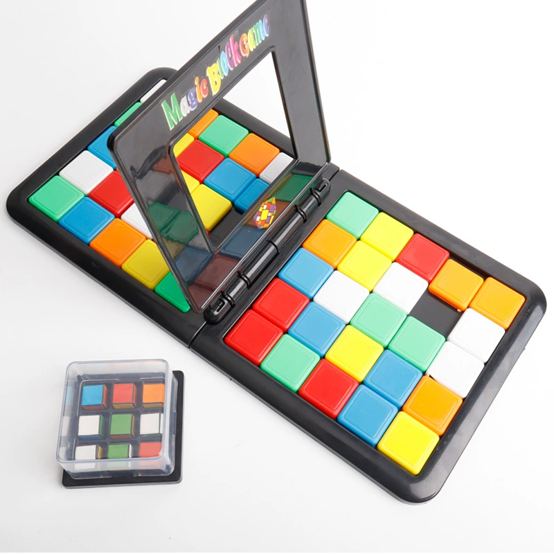 Douyin với cùng một người chơi di động Rubiks cube câu đố cha mẹ trẻ con câu đố màu sắc giáo dục sớm mở khóa đồ chơi trí thông minh - Đồ chơi IQ