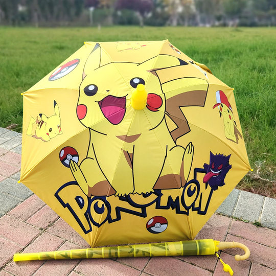 Paraguas infantil de mango largo Pikachu Pokémon
