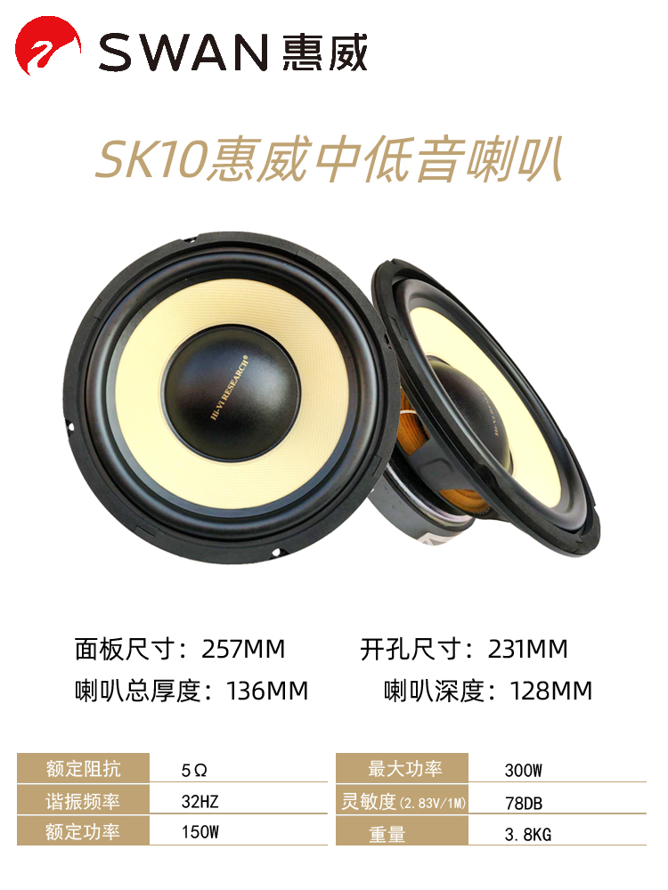 Hivi Whi Wai SK10 SK12 Bass Horn Unit DIY Fever Speaker