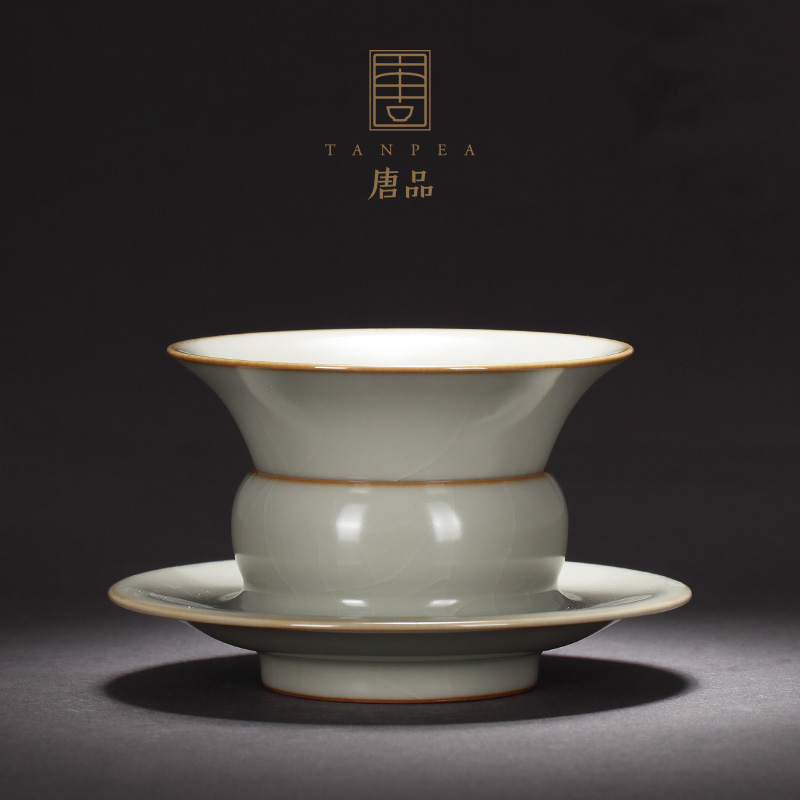 Tang Pin your up tea filter mesh filter jingdezhen ceramic azure between all hand) tea accessories