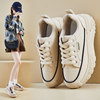 2026 New Spring ins Versatile Trendy Student Dad Shoes Sneakers Women's Thick-Soled Women's Shoes soft sole Casual Shoes