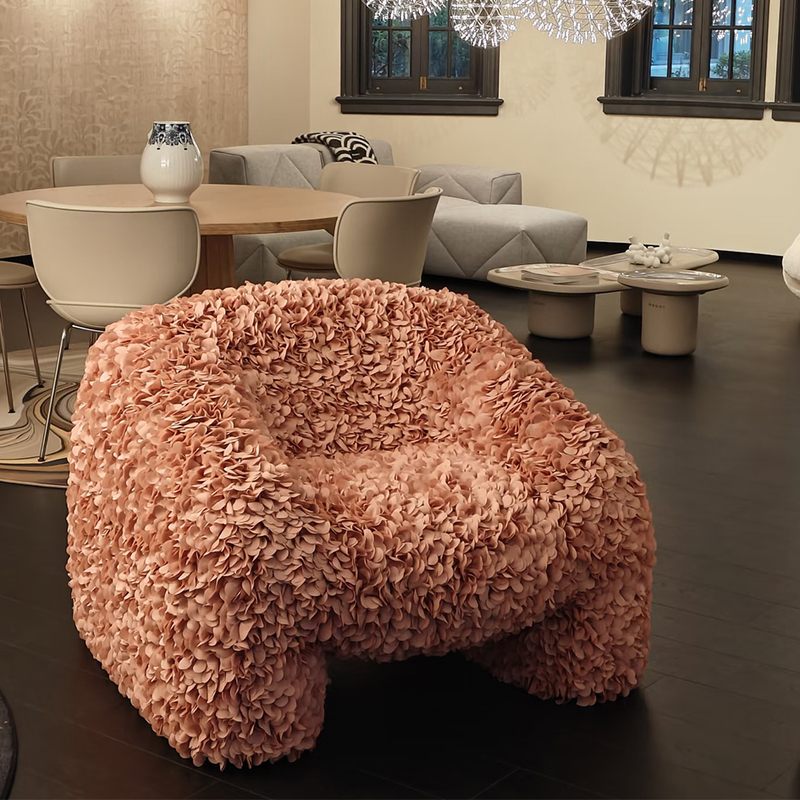 Modern Moooi Chair Artistic Design Internet-Famous Pink Petal Single Chair for Home and Showroom Creative Leisure Chair Modern Moooi Chair Artistic Design Internet-Famous Pink Petal Single Chair for Home and Showroom Creative Leisure Chair