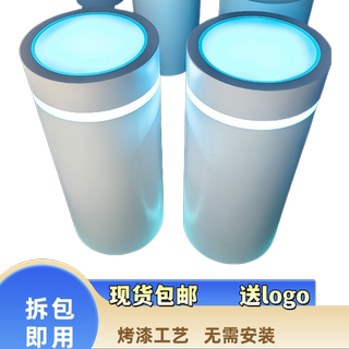 展台展示台中岛柜科技感异形体验桌创意发光旋转架电子圆形展示台