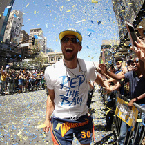 Curry Short Sleeve T-shirt Men 2020 Warriors Winner Championship Parade Clothes Basketball Sports Loose T-Shirt Green Short Sleeve