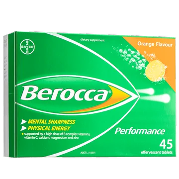 【Berocca】复合维生素泡腾片45片