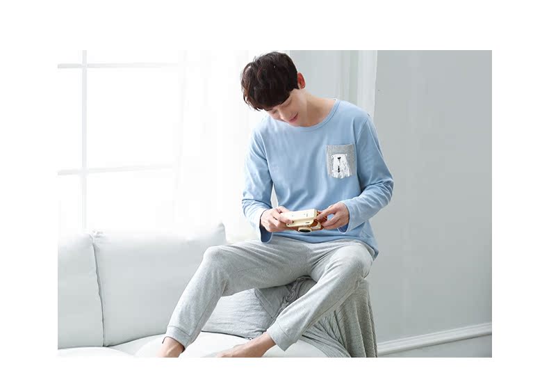 Pyjama mixte en Coton à manches longues - Ref 3005040 Image 19