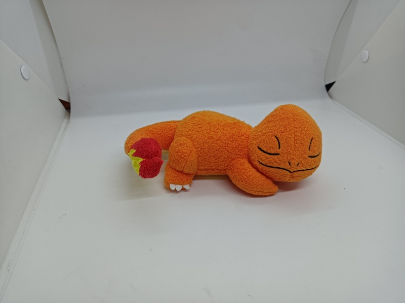 Authentic Foreign Trade Pokémon Figurine Plush Toy Made of Towel Material, Charmander Length 18cm