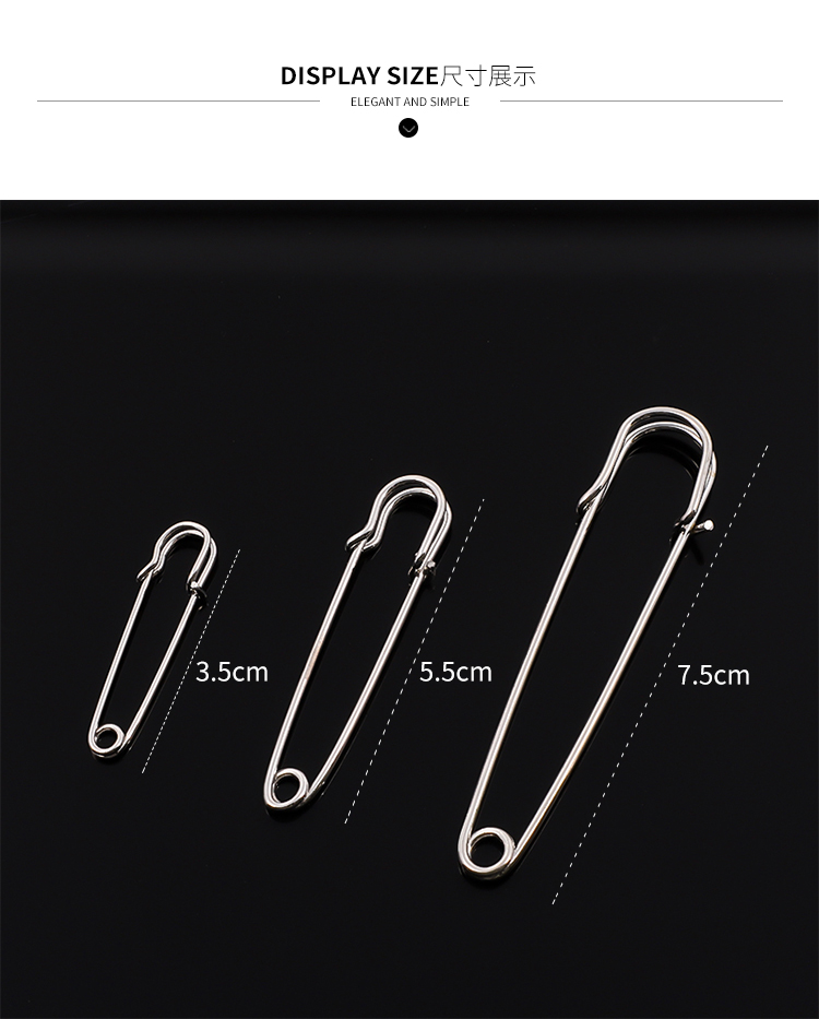 Hàn Quốc retro pin khóa trâm lụa áo len áo len khóa khăn choàng cài áo đơn giản sử dụng kép phụ kiện pin lớn trâm cài áo cao cấp