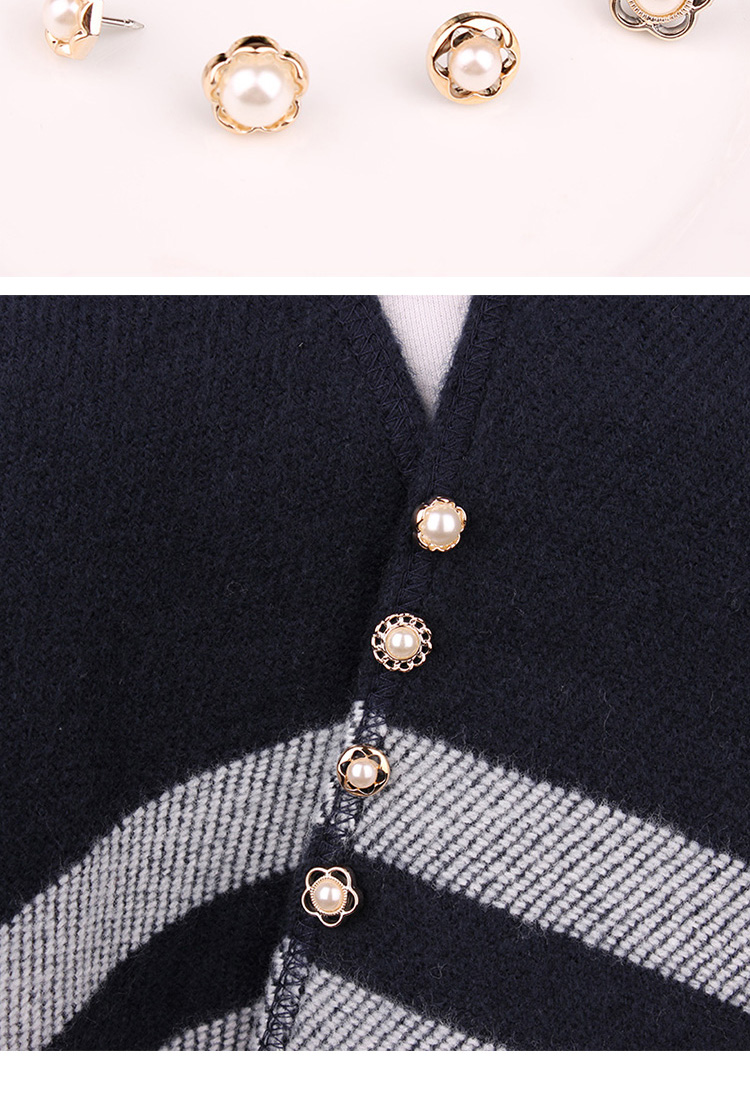 Nhật bản và Hàn Quốc xu hướng cổ áo nhỏ kim thiên nga cung pin retro nút trâm ngọc trai với phụ kiện 10 bộ của nam giới và phụ nữ