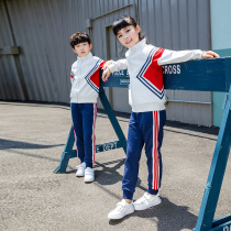Childrens school uniform Sportswear Primary and secondary school class uniform Games opening ceremony clothing pure cotton suit Kindergarten garden suit
