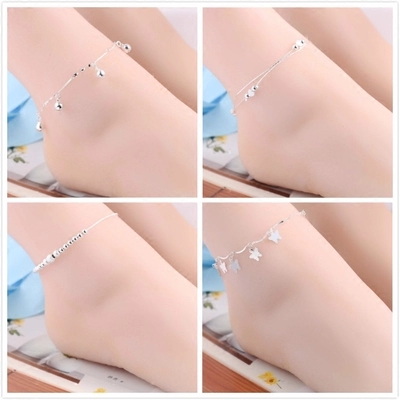 Bracelet de cheville Femme OTHER   en Argenterie - Ref 3101928 Image 4