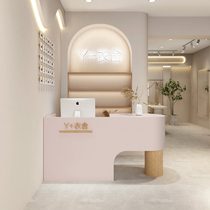 Cashier Desk Shop Small Counter Brief Modern Clothing Shop Bar Terrace Beauty Hair Beauty Salon Front Desk Reception Desk Baking Varnish