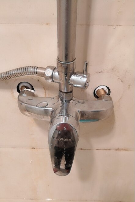 Household switch all copper constant temperature new hot and cold water mixing valve stainless steel shower shower set concealed faucet bath