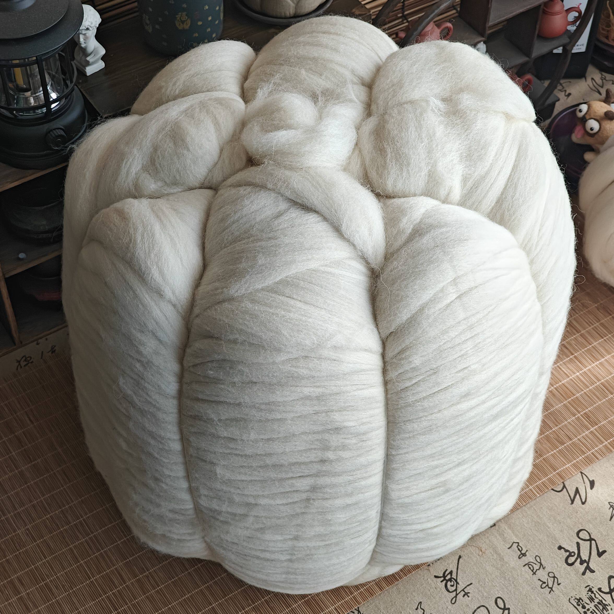 ウールフェルティングベース、ウールストリップ、DIY手作りウール詰め物、ウール簡単フェルティング、スタンピング、成形ベース素材