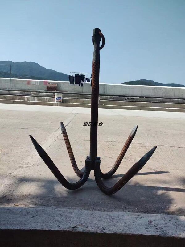 Forged Four-Claw Anchor, Four-Corner Anchor, Four-Tooth Anchor, Four-Blade Anchor, Kayak Fishing Boat Anchor, Iron Anchor, Grappling Hook Forged Four-Claw Anchor, Four-Corner Anchor, Four-Tooth Anchor, Four-Blade Anchor, Kayak Fishing Boat Anchor, Iron Anchor, Grappling Hook