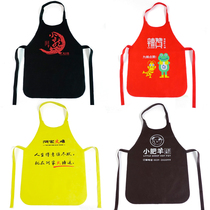 Can be customized disposable non-woven apron waterproof pollution takeaway hot pot barbecue meat skewers crayfish catering