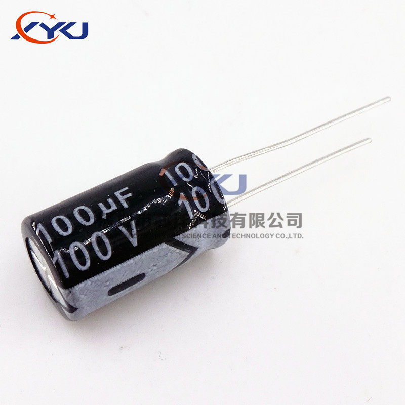 High quality electrolytic capacitor 100V100UF volume 10*17MM 10X17MM 100UF 100V