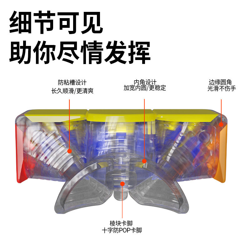 圣手光彩三阶魔方趣味灯光磁力发光摆件到底值不值得买?-魔方-淘宝百科网