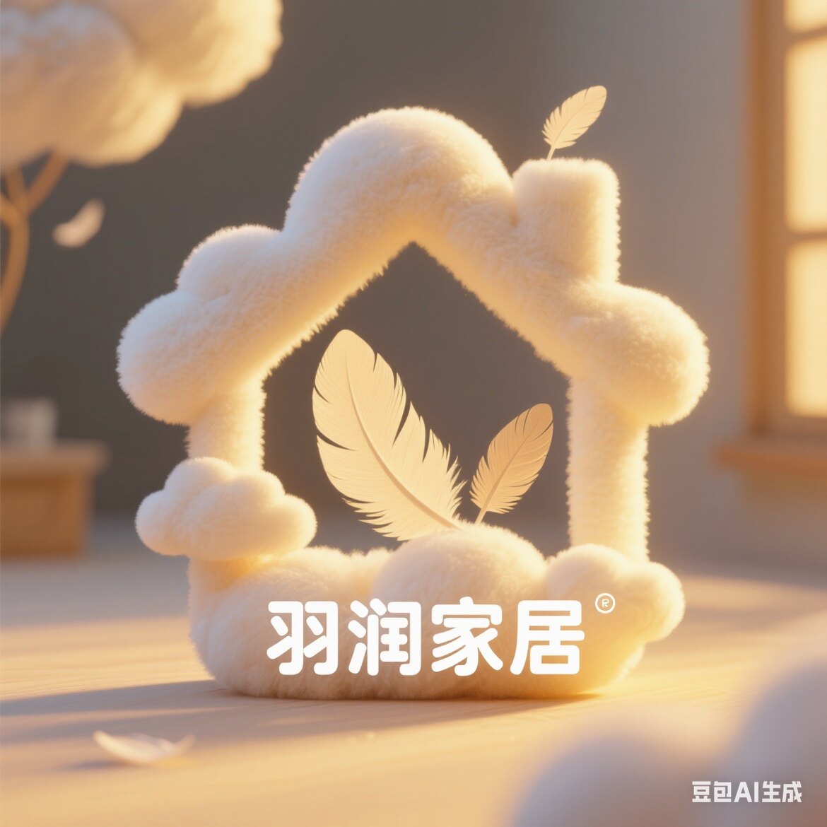 羽润家居的LOGO
