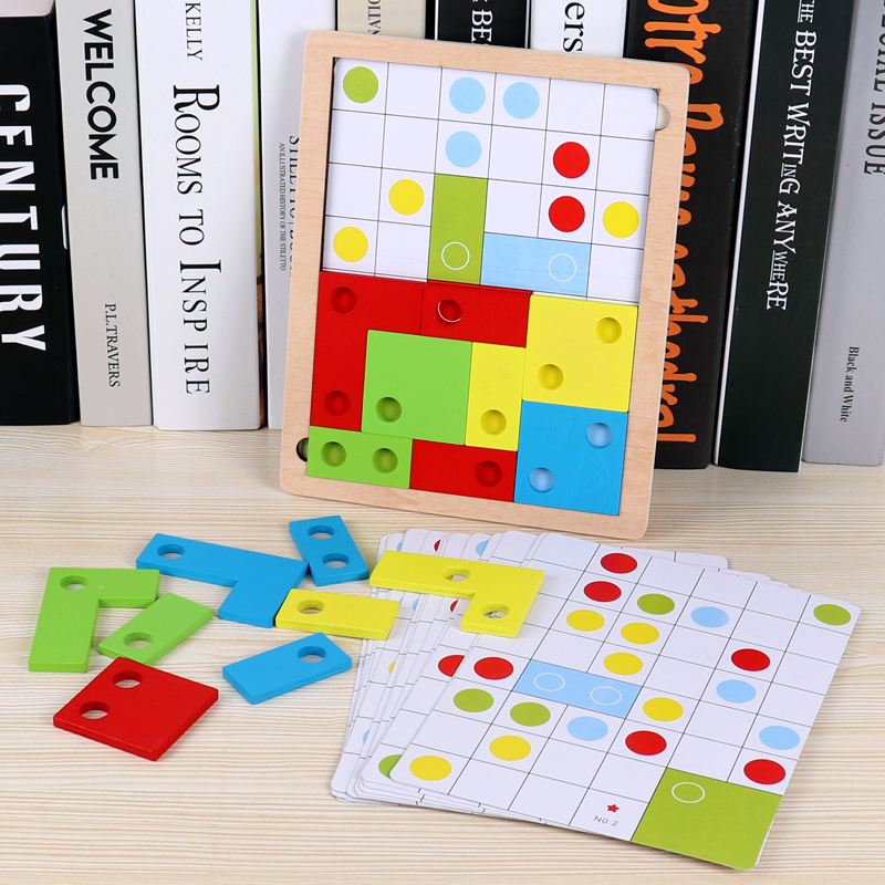 Children's parent-child interactive desktop Puzzle Game Logic Thinking Kid Special training class Early teaching 3-6 Toys