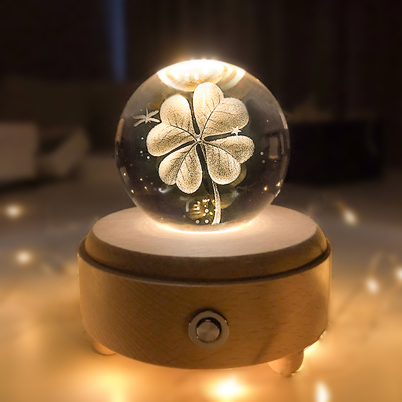 Wireless Bluetooth speaker wood small sound low sound cannon Large volume teenage girl Heart night light romantic birthday Seven New Year's Eve