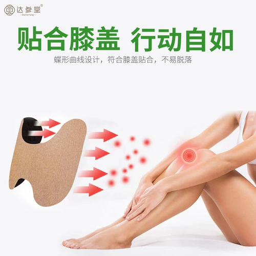 Краска наклейки на колене на колене листьев