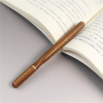 Ebony brass satisfactory pen Sour wood high-end business signature pen gel pen to send relatives and friends to send friends