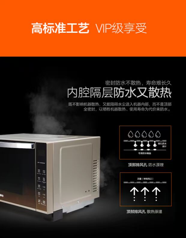 Sanyo / Sanyo EM-L2320EHU Lò vi sóng thông minh Lò nướng bằng thép không gỉ 23L Pulldown lò vi sóng bluestone