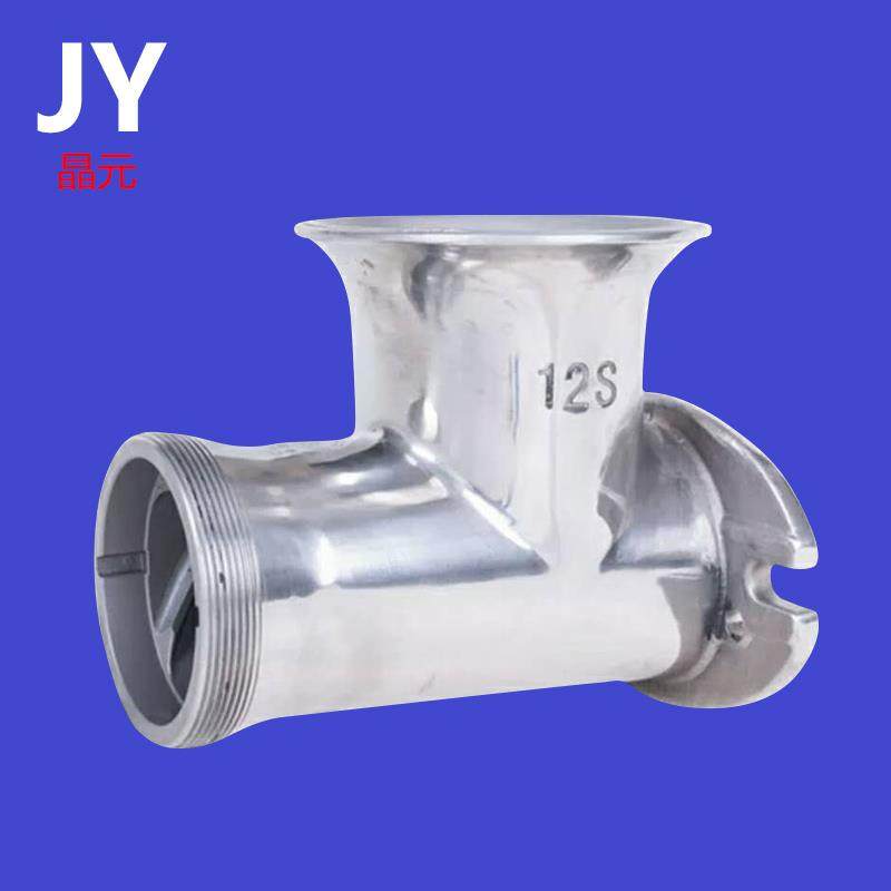 Crystal meta commercial gallows machine 12S22S32S twisted tube tee stainless steel accessory original dress