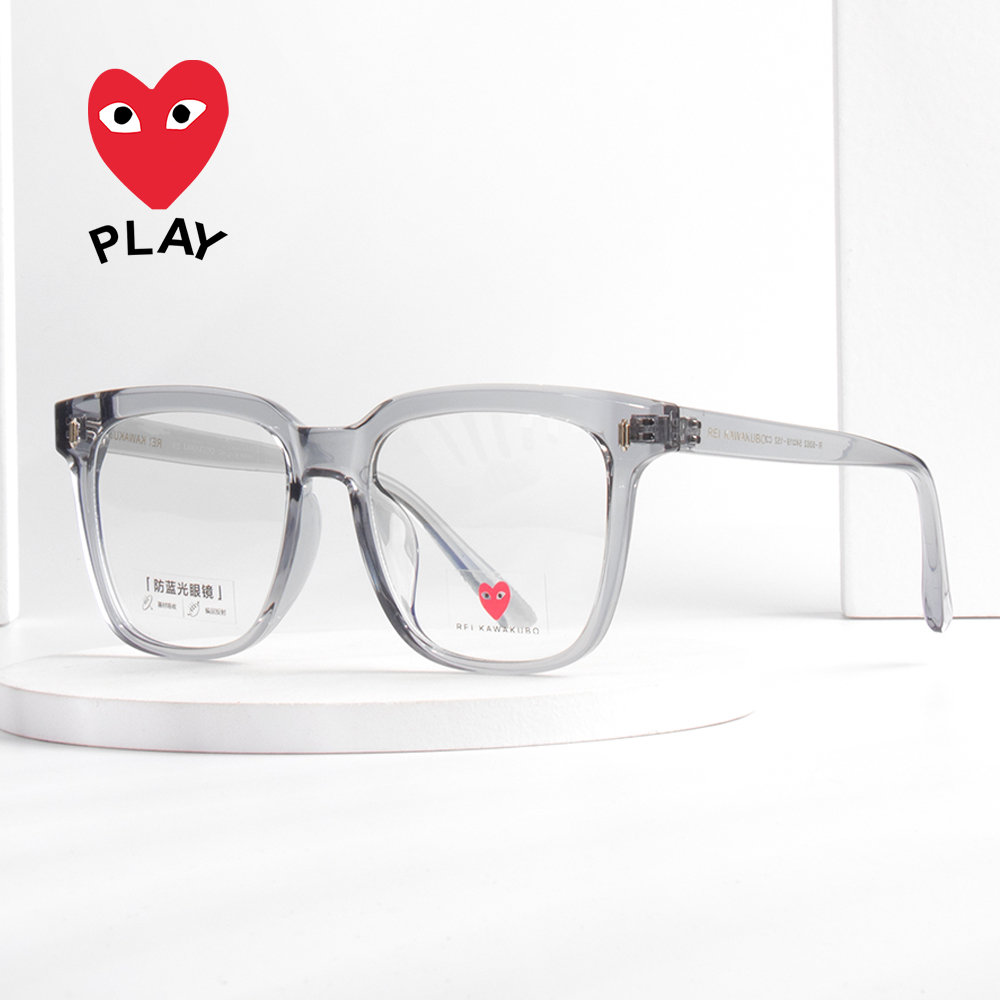 Sichuan Jiu Pauling Large Face Vegan Light Anti-Blue Light Glasses Myopia female transparent frame eye male tide 6062