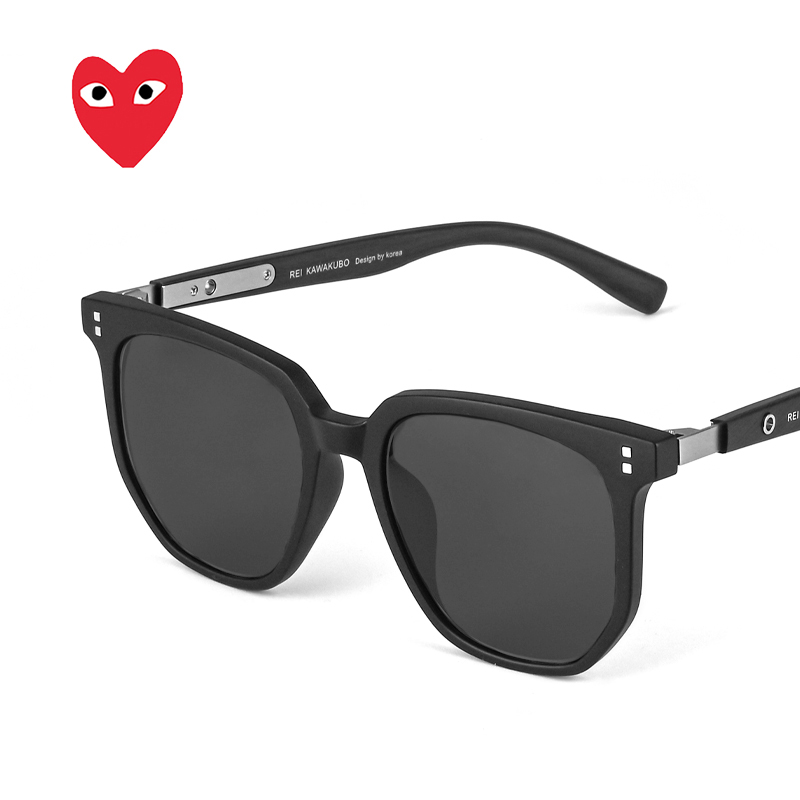 Kawakubo Ling 2022 new glasses sunglasses women's high-end sense ins sunglasses anti-UV polarized myopia men