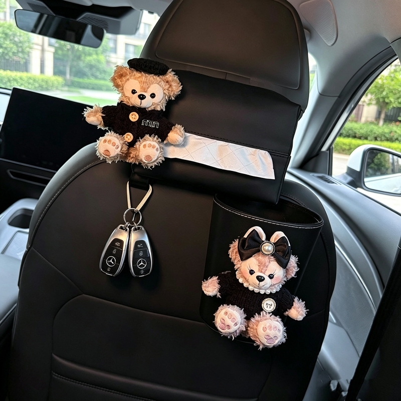 Shirley Mei Car Trash Can for Interior Use, Creative Seat-Specific Hygiene Box for Front and Rear Seats, Front and Rear Row Storage Shirley Mei Car Trash Can for Interior Use, Creative Seat-Specific Hygiene Box for Front and Rear Seats, Front and Rear Row Storage