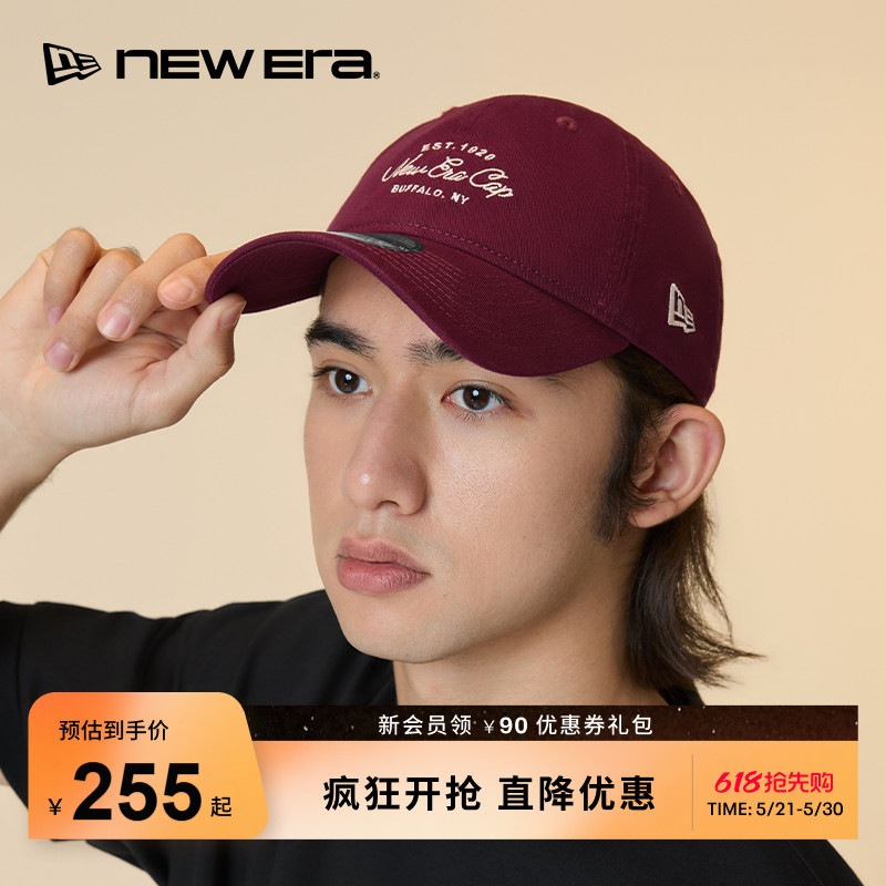 New Era Ne970 Baseball Cap Retro Letter Logo Unisex Soft Top Embroidered Curved Brim Ne940 New Era Ne970 Baseball Cap Retro Letter Logo Unisex Soft Top Embroidered Curved Brim Ne940