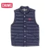 CHUMS Qiongbo chim thoải mái ấm áp và không thấm nước 550 Bành xuống vest CH04-1074 - Áo thể thao Áo thể thao