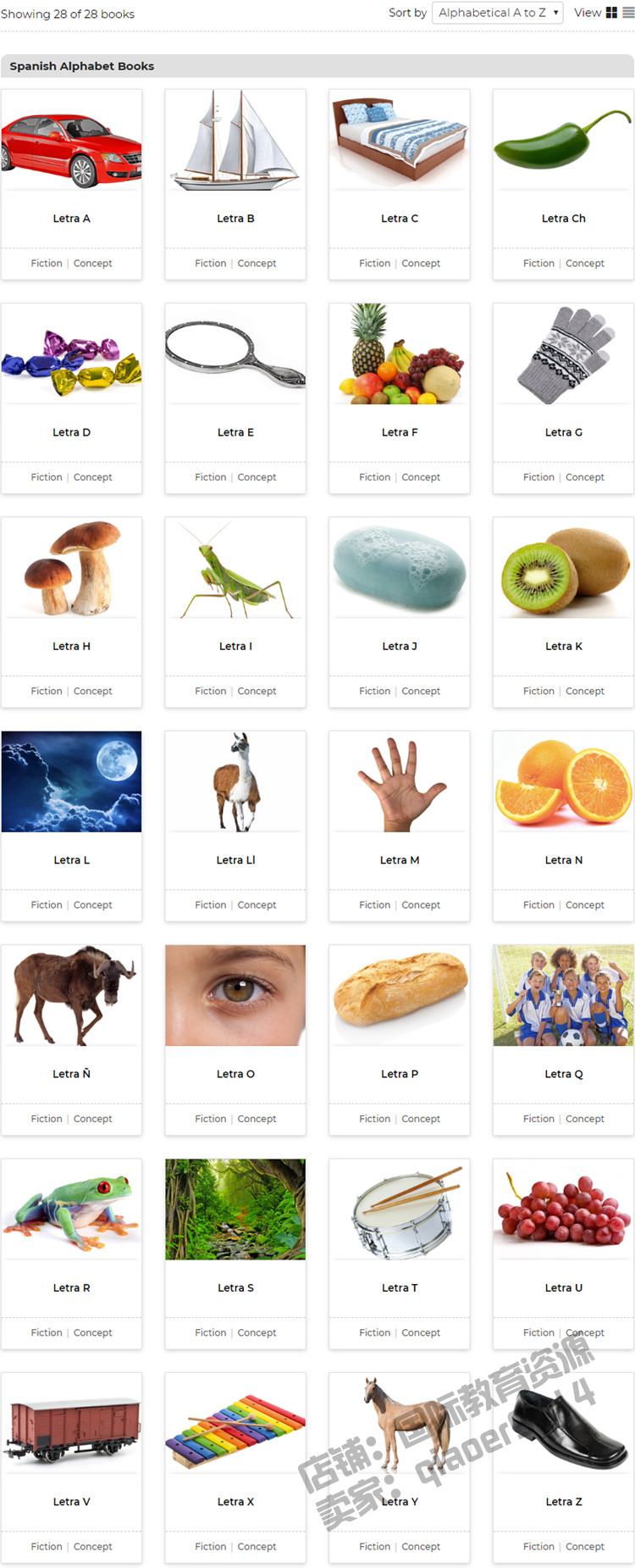 西语 797本 raz阅读reading+kids aa到Z2级共29个级别 美国分级阅读西语英语 pdf+音频